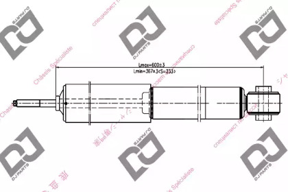 Амортизатор DJ PARTS DS1178GT